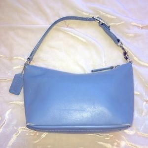 Vintage leather Coach purse Y2K style